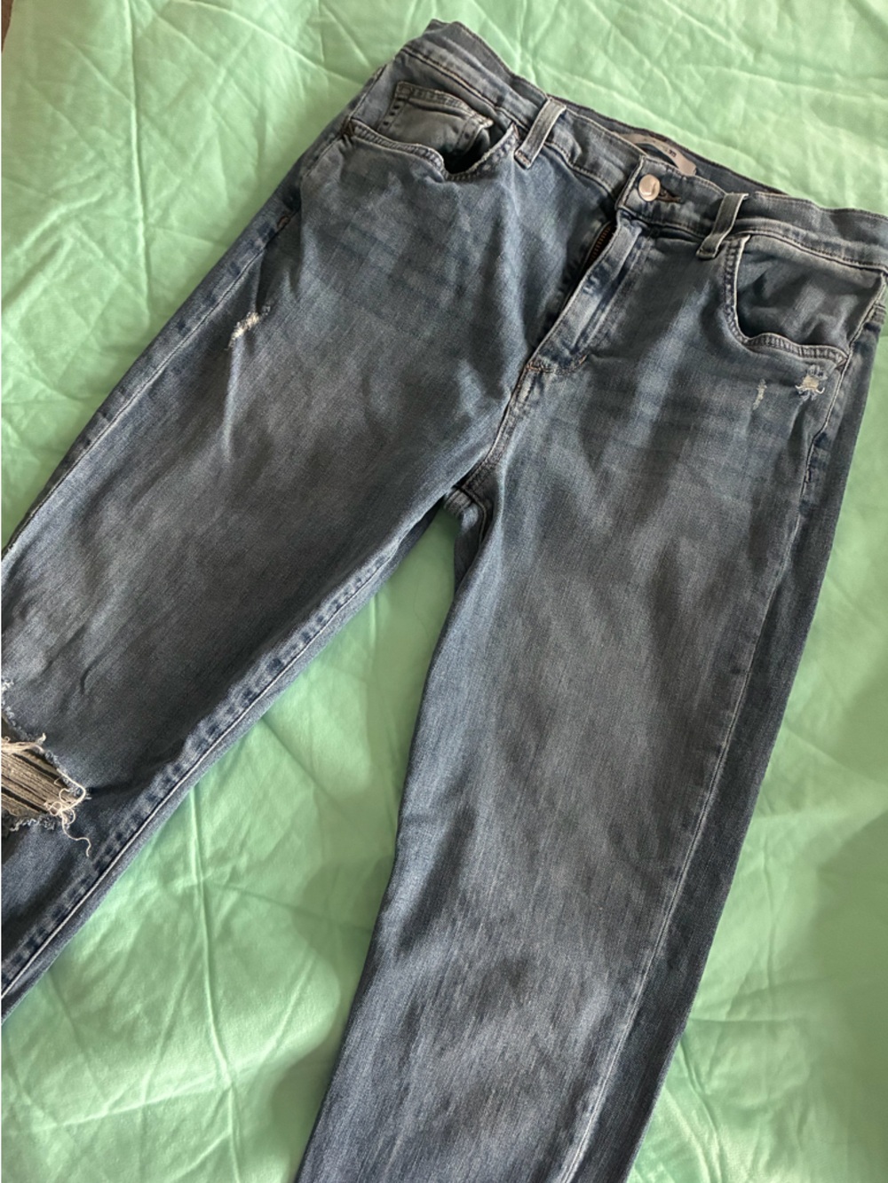 Women’s Joe’s Distressed Blue Denim Jeans